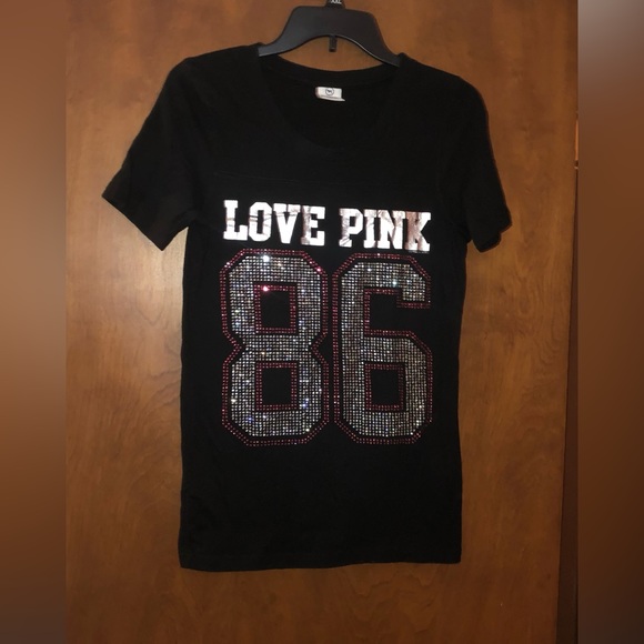 PINK Victoria's Secret Tops - Victoria’s Secret PINK Bling tee size M
